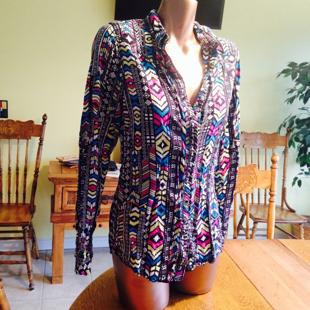 Wrangler snap-buttoned blouse